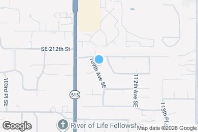 Map image of the property - 21222 109th Ave SE