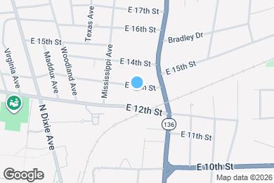 Map image of the property - 345 E 13th St