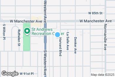 Map image of the property - 8735 1/2 Harvard Blvd