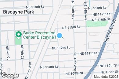 Map image of the property - 11315 NE 12th Ave