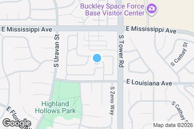 Map image of the property - 18397 E Alabama Pl