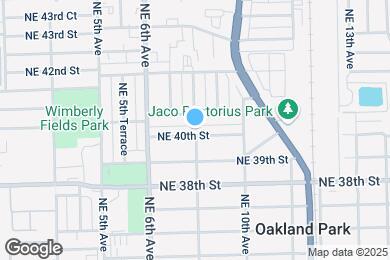 Map image of the property - 805 NE 40th St