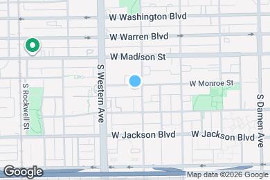 Map image of the property - 2309 W Monroe St