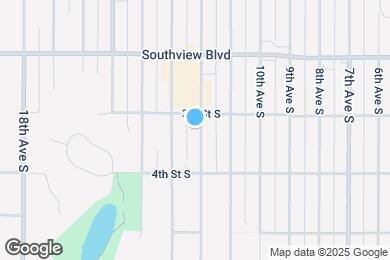 Map image of the property - 314 12th Ave S