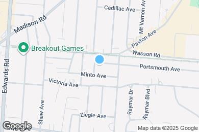 Map image of the property - 2909 Portsmouth Ave