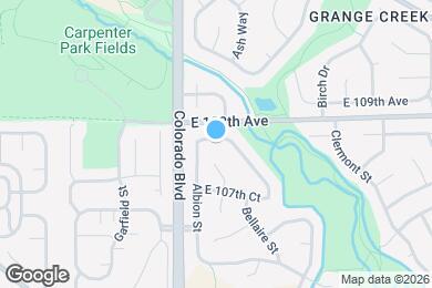 Map image of the property - 4110 E 107th Pl