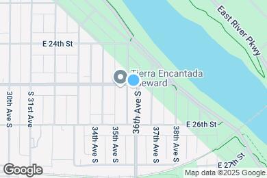 Map image of the property - 2500 36th Ave S