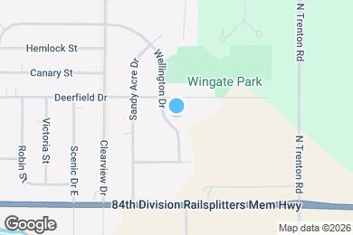 Map image of the property - 619 Wellington Dr