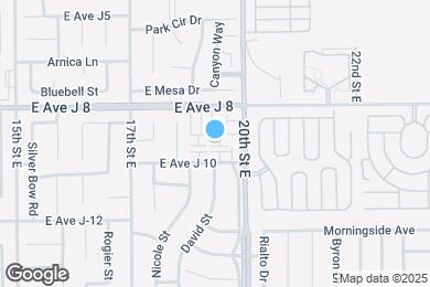 Map image of the property - 1828 E Avenue J9