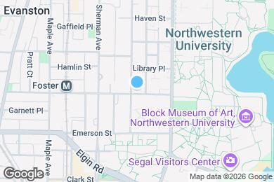 Map image of the property - 2001 Orrington Ave