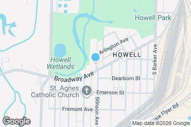 Map image of the property - 1319 Stinson Ave