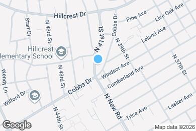 Map image of the property - 2213 N 41st St