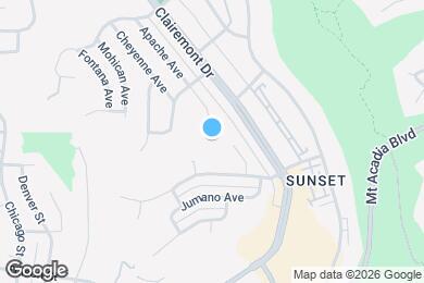 Map image of the property - 3203 Apache Ave