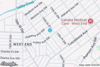 Map image of the property - 1612 Fulton Ave SW