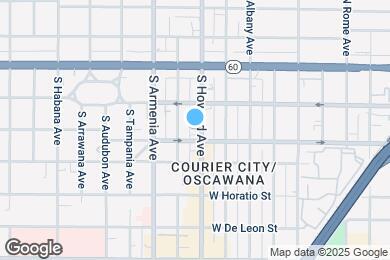 Map image of the property - 215 S Howard Ave