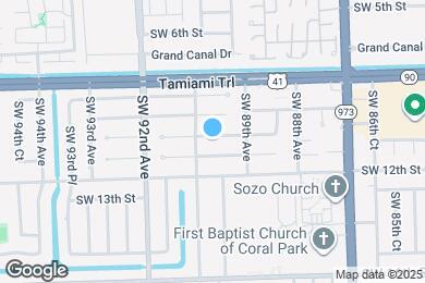 Map image of the property - 8952 SW 10th Ter