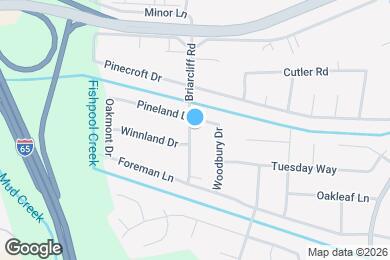 Map image of the property - 8003 Briarcliff Rd