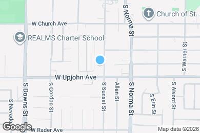 Map image of the property - 429 S Sunset St