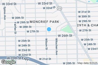 Map image of the property - 1518 W 27th St