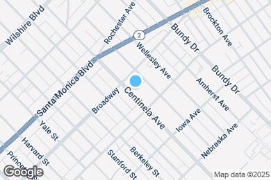 Map image of the property - 1522 S Centinela Ave