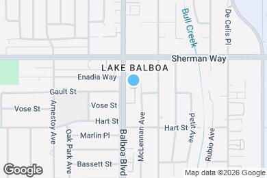 Map image of the property - 7100 Balboa Blvd