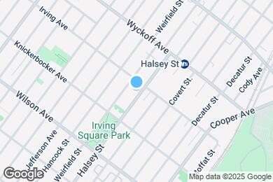 Map image of the property - 1319 Halsey St