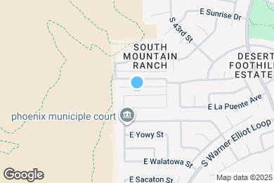 Map image of the property - 4038 E Alta Mesa Ave