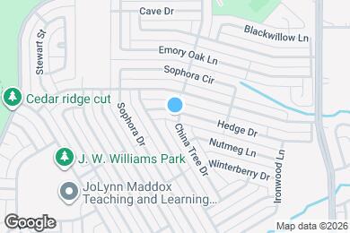 Map image of the property - 7302 Hedge Dr