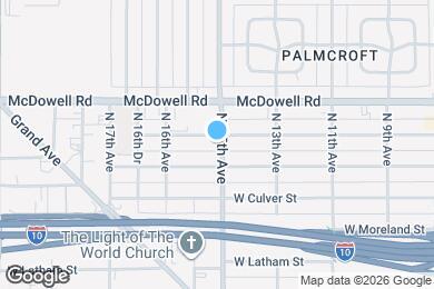 Map image of the property - 1501 W Lynwood St