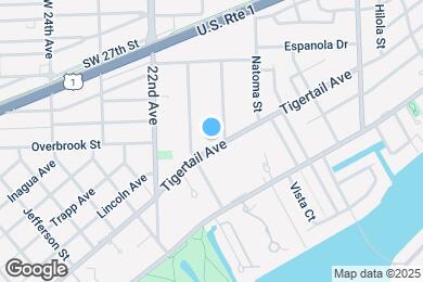 Map image of the property - 2035 Tigertail Ave