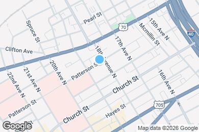 Map image of the property - 1801 Patterson St