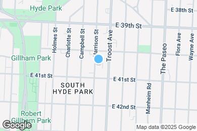 Map image of the property - 4025 Harrison Street