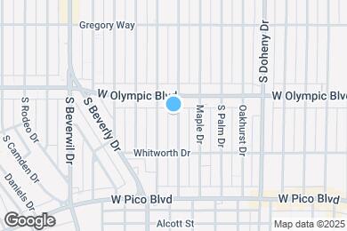 Map image of the property - 423 S Rexford Dr