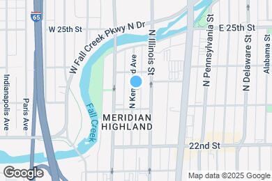 Map image of the property - 2329 N Kenwood Ave