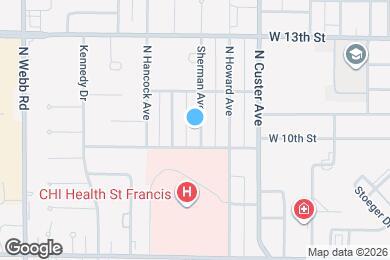 Map image of the property - 1014 Sherman Ave