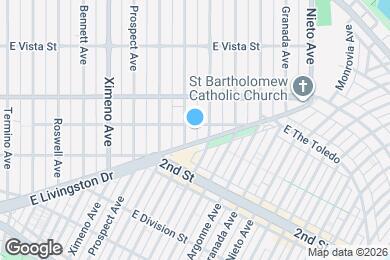 Map image of the property - 4710 E Shaw St