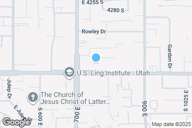 Map image of the property - 751 E 4500 S