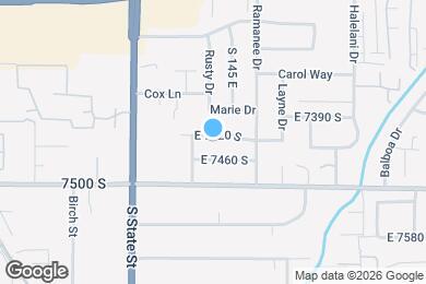 Map image of the property - 118 E 7420 S