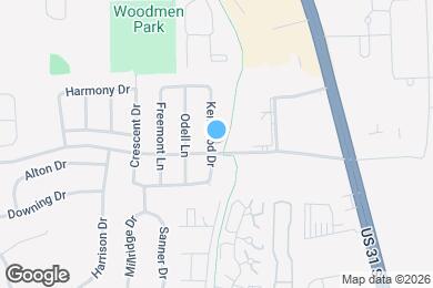 Map image of the property - 1285 Kenwood Dr