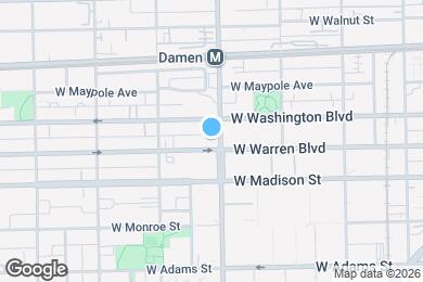 Map image of the property - 2006 W Warren Blvd