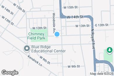 Map image of the property - 314 W 12th St