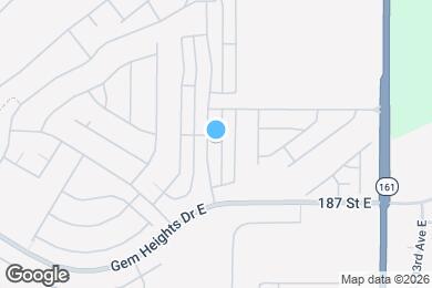 Map image of the property - 18511 97th Ave E
