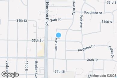 Map image of the property - 1254 35th St
