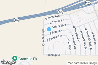 Map image of the property - 7060 E Burro Ln