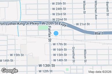 Map image of the property - 1730 W 19th St