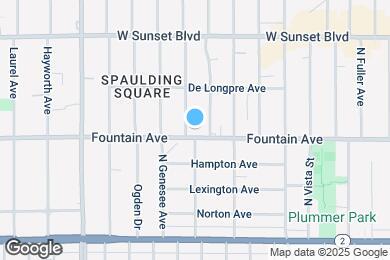 Map image of the property - 7665 Fountain Ave