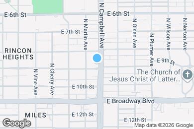 Map image of the property - 1827 E 9th St