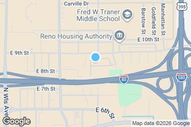 Map image of the property - 1416 E 9th St