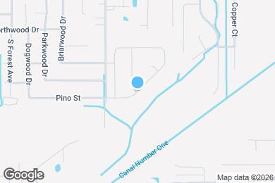 Map image of the property - 1034 Enclave Cir
