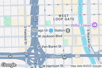 Map image of the property - 600 W Jackson Blvd